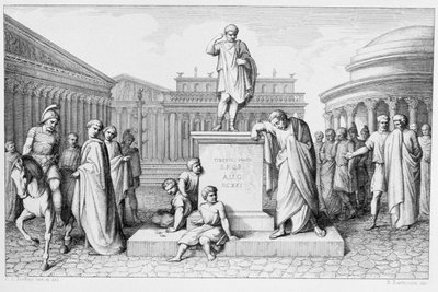 Gaius Gracchus Weeping Before his Father